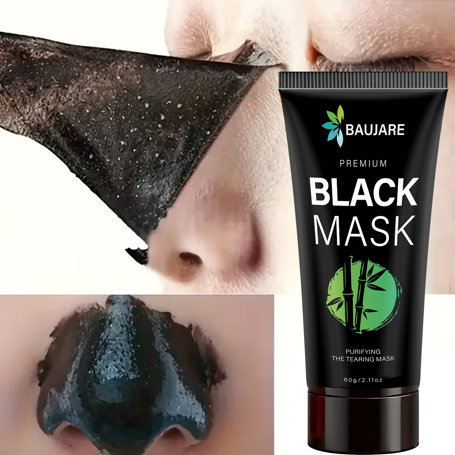 Premium Blackhead Peel Off Mask with Charcoal & Centella, Deep Cleansing & Purifying for Smooth Skin, All Skin Types.