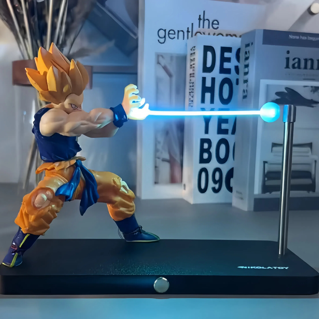 Dragon Ball Son Goku Night Light Anime Touch Kamehameha Magnetic Creative Desk Decoration Cool Model Doll Gift for Boys